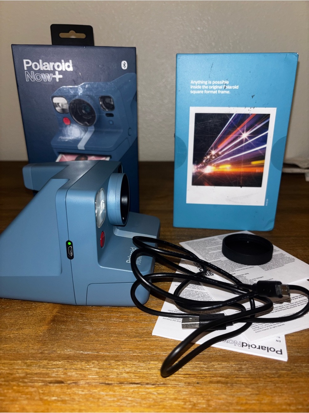 Polaroid Now+ Instant Camera in Blue with Accessories - Picture 3 of 6